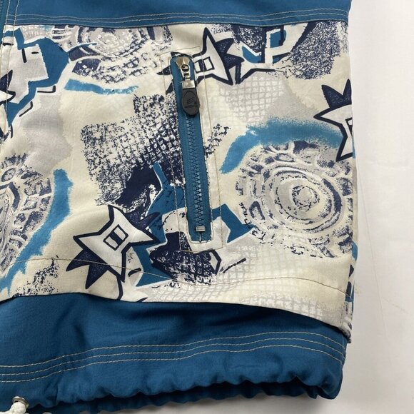 Beyond Clothing Windbreaker Men’s L Vented Lightweight Rope Hem Aztec Full Zip - Picture 10 of 12